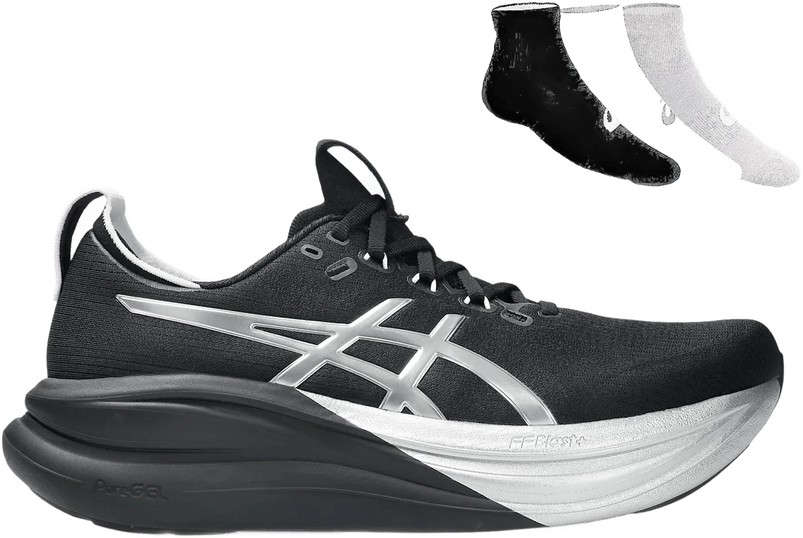 ASICS Gel-Nimbus 28 hardloopschoen voor heren – Zwart