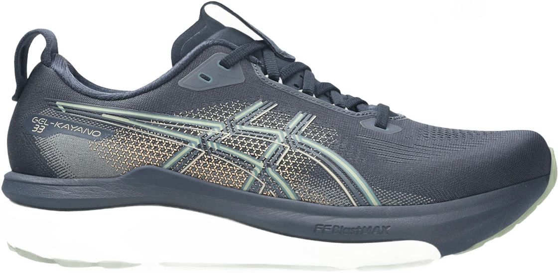 ASICS Gel-Kayano 33 Wide hardloopschoen voor heren – Grijs