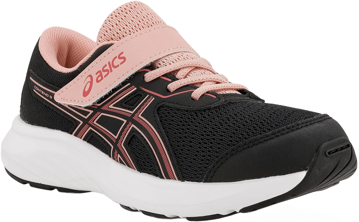 ASICS Contend 9 hardloopschoen voor kinderen – Zwart
