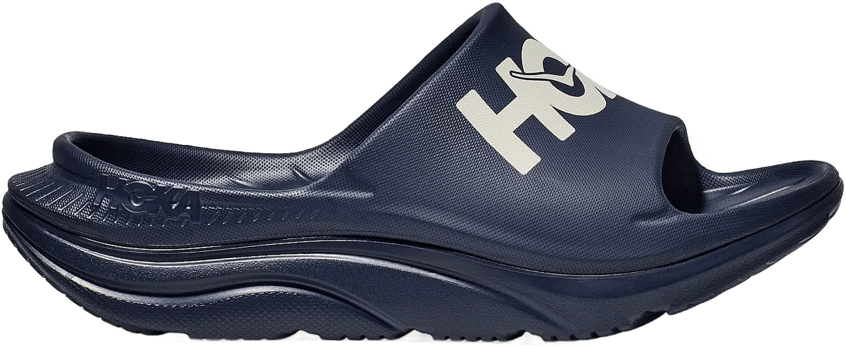 HOKA Ora Athletic Slide Slippers Varsity /White unisex hardloopschoen – Multi
