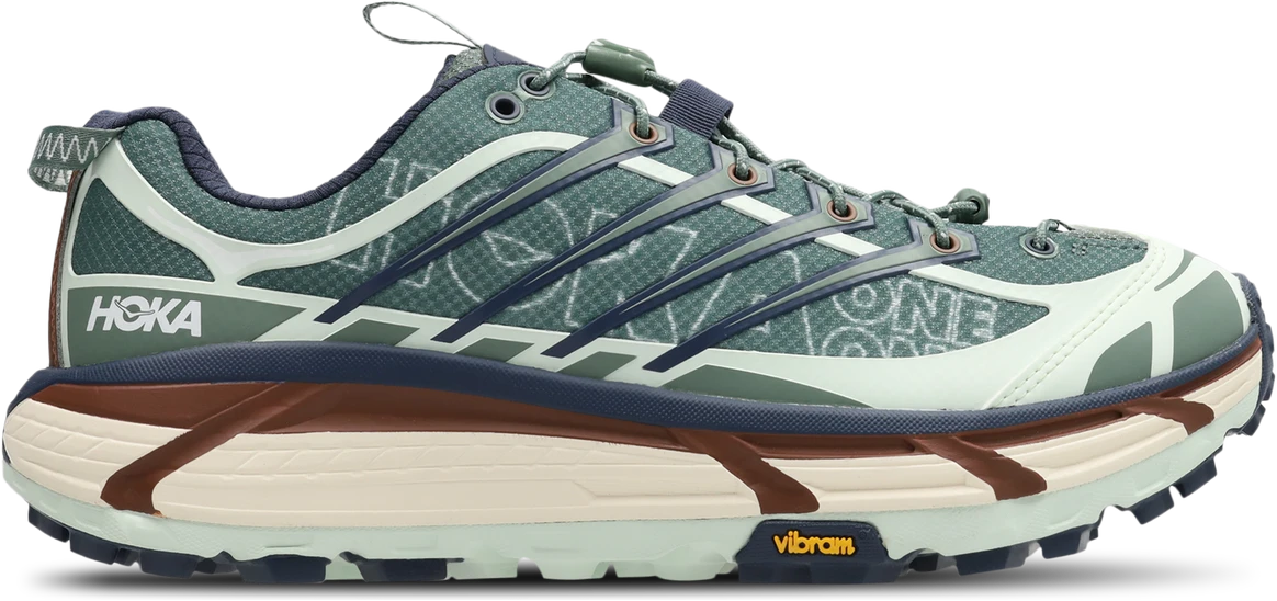 HOKA Mafate Three2 Wordmark hardloopschoen voor heren – Blauw