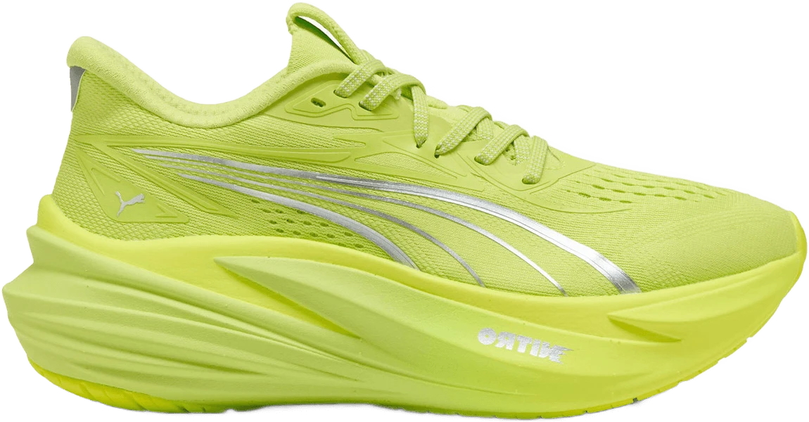 Puma MagMax Nitro 2 hardloopschoen voor dames – Geel