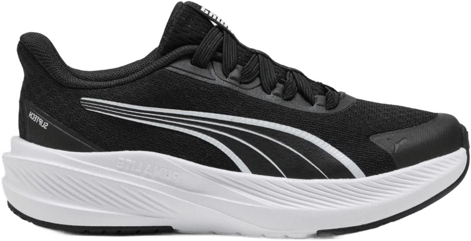 Puma Dasher Lite Sliptech hardloopschoen voor kinderen – Zwart
