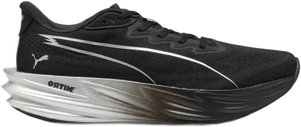 Puma Deviate Pure Nitro Zilver hardloopschoen voor heren – Zwart
