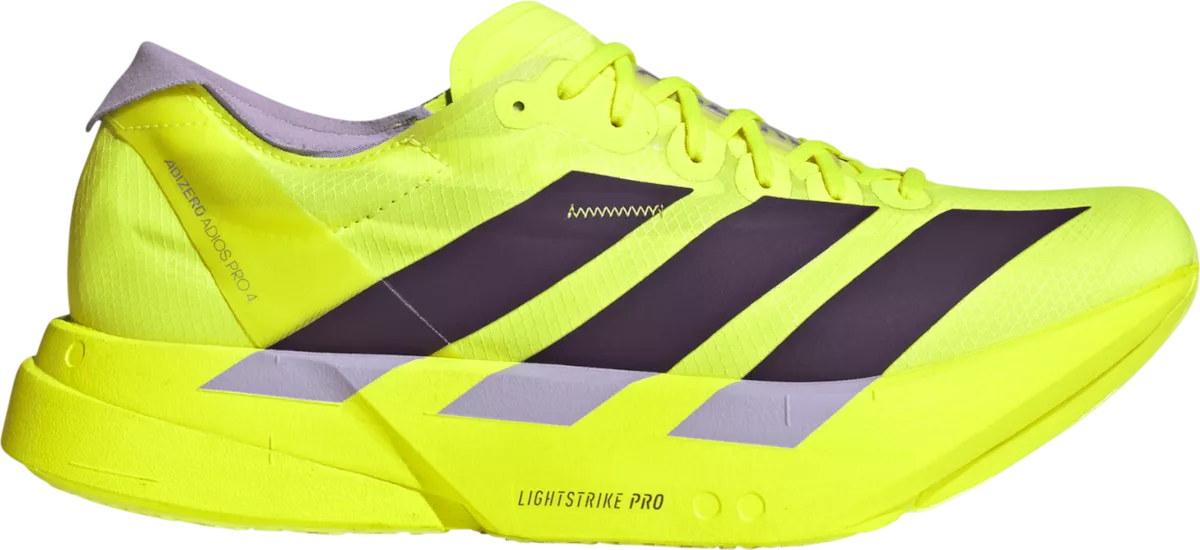 Adidas Adizero Adios Pro 4 hardloopschoen voor heren – Geel