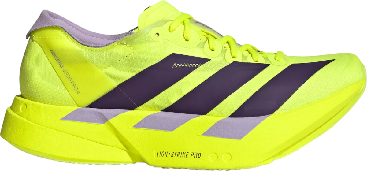 Adidas Adizero Adios Pro 4 hardloopschoen voor dames – Geel