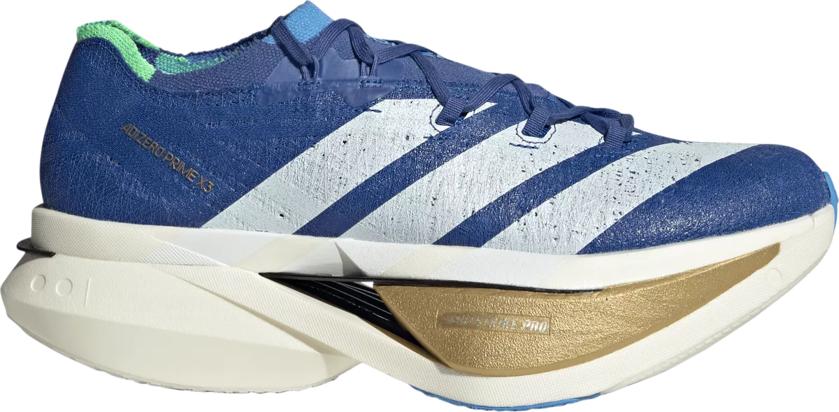 Adidas Adizero Prime X 3 Strung unisex hardloopschoen – Blauw