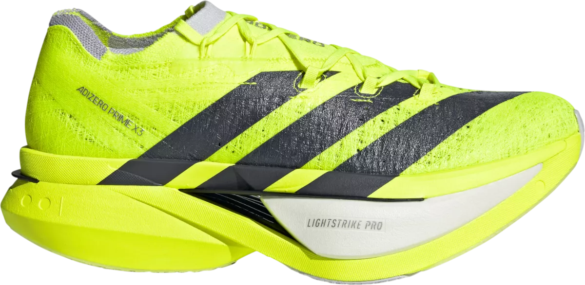 Adidas Adizero Prime X 3 Strung hardloopschoen voor heren – Geel