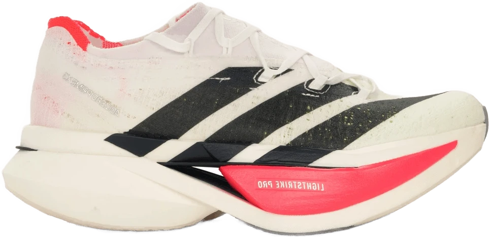 Adidas Adizero Prime X3 Strung Koraal hardloopschoen voor heren – Wit