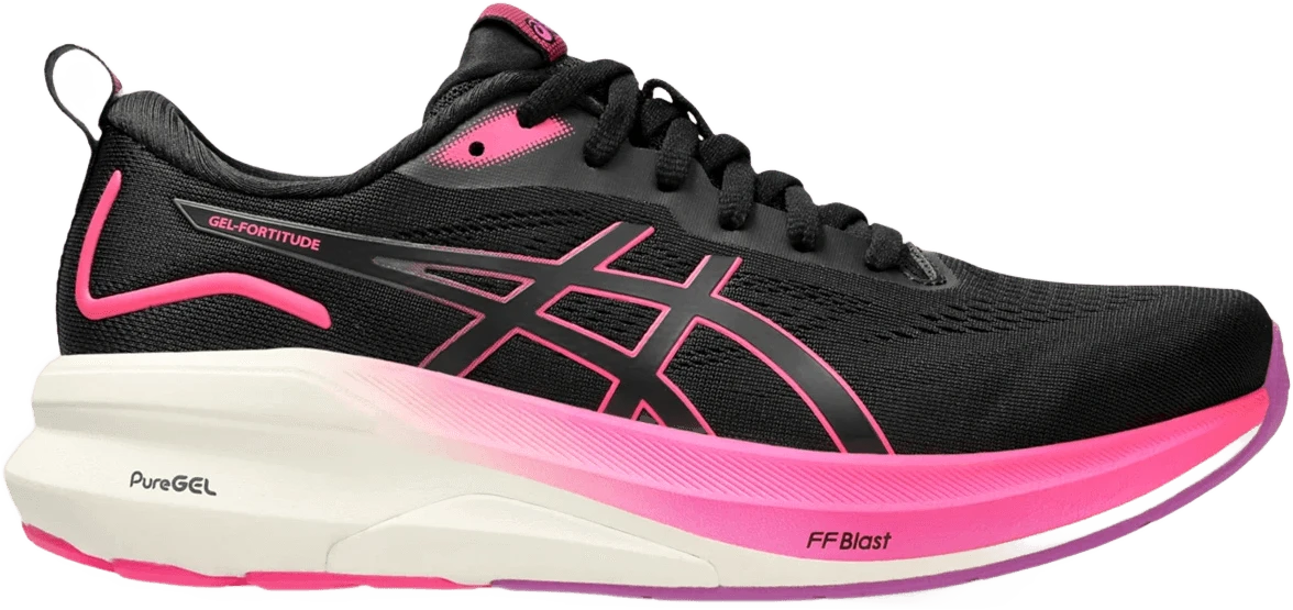 ASICS Gel Fortitude hardloopschoen voor dames – Zwart