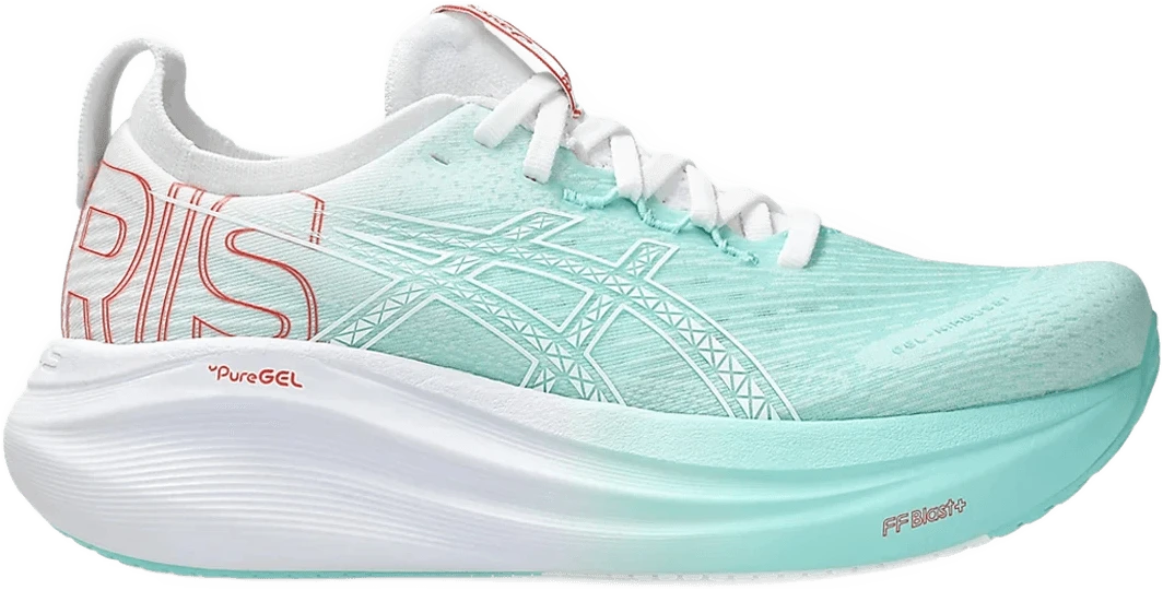ASICS Gel Nimbus 27 Paris hardloopschoen voor dames – Groen