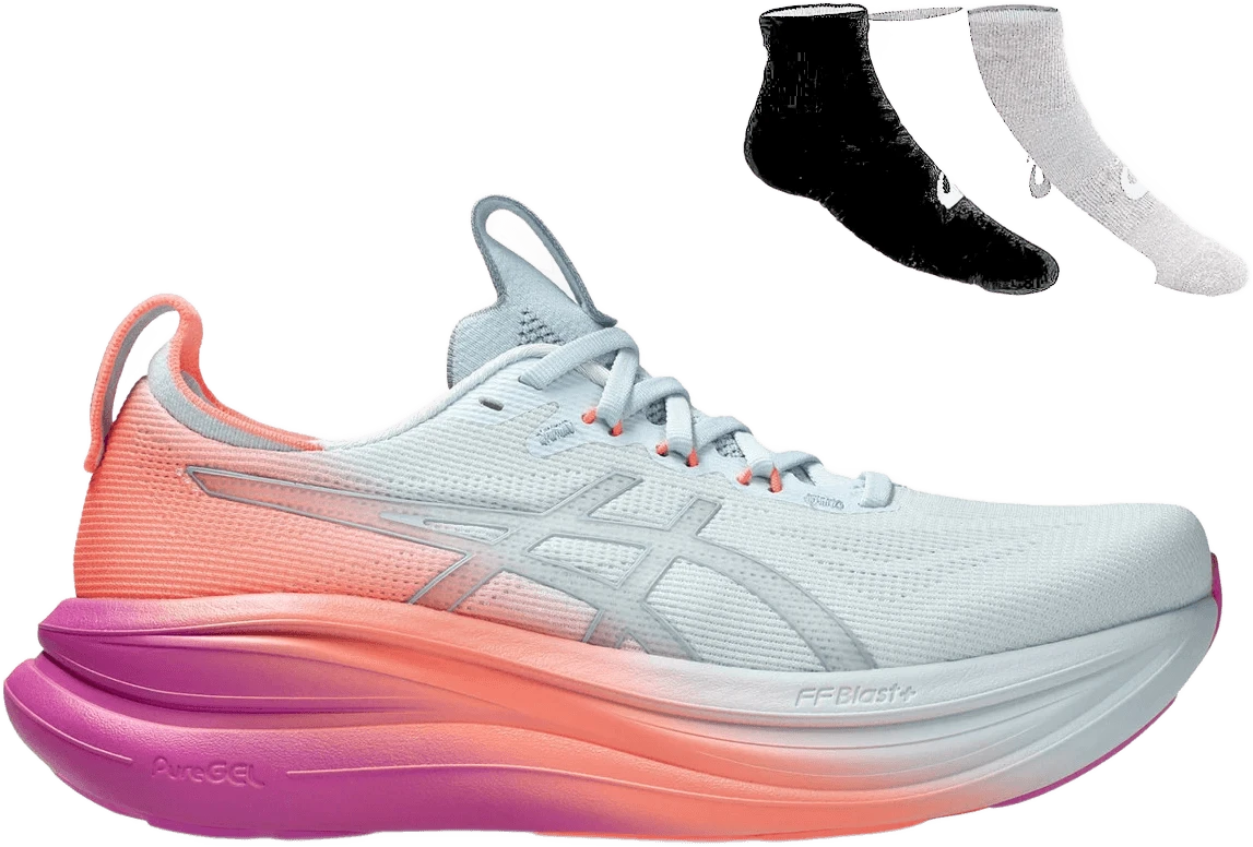 ASICS Gel-Nimbus 28 hardloopschoen voor dames – Blauw