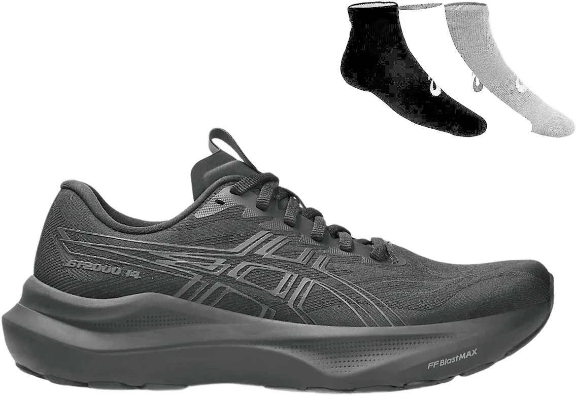 ASICS GT-2000 14 hardloopschoen voor dames – Zwart