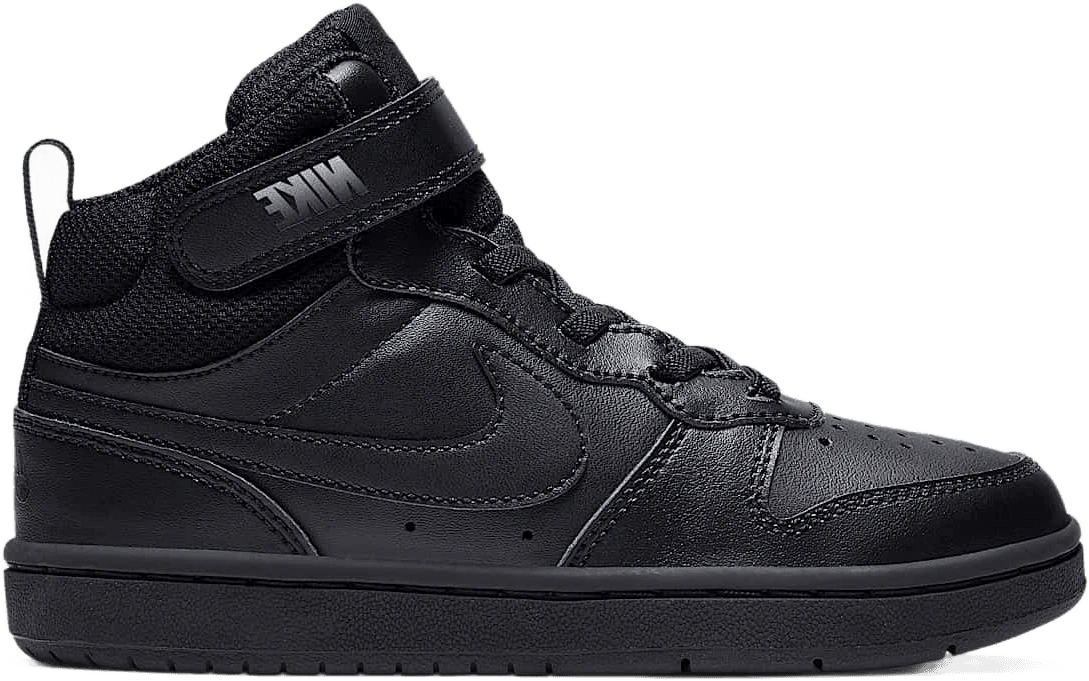 Nike Court Borough Mid 2 hardloopschoen voor kinderen – Zwart