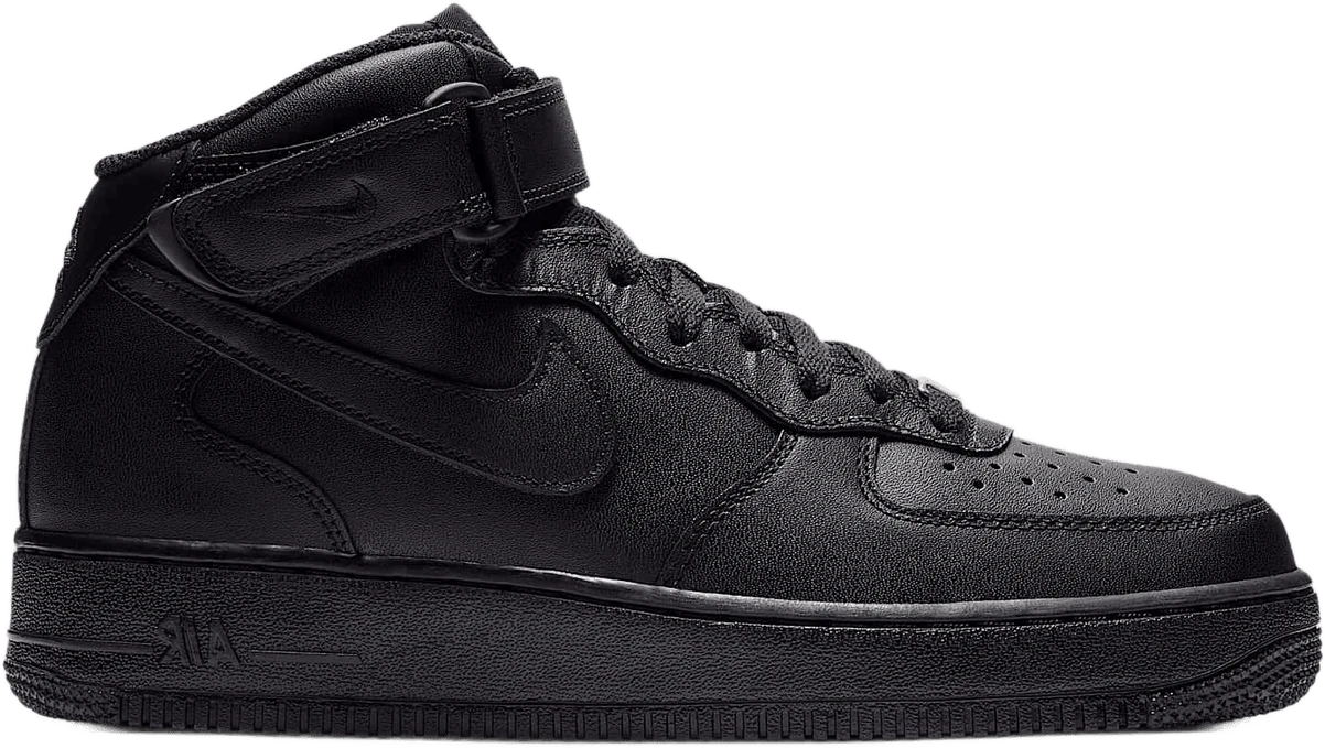 Nike Force 1 Mid '07 hardloopschoen voor heren – Zwart