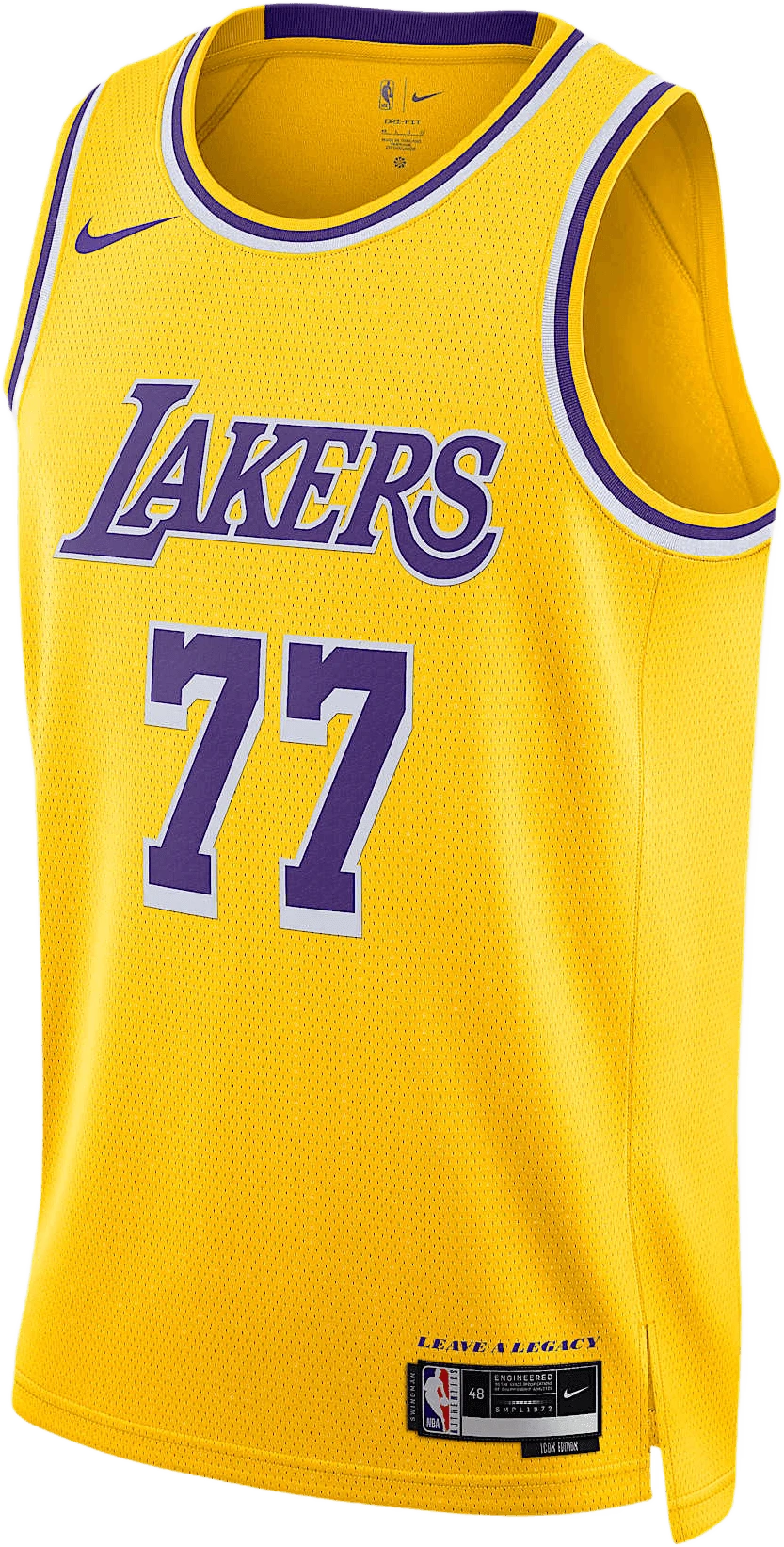 Nike Luka Dončić Los Angeles Lakers Icon Edition 2022/23 hardloopschoen voor heren – Geel