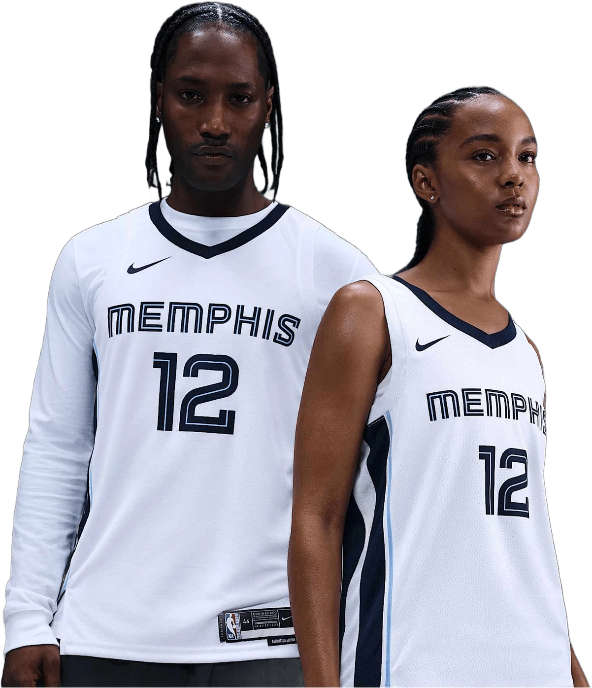 Nike Ja Morant Memphis Grizzlies 2022/23 Association Edition hardloopschoen voor heren – Wit