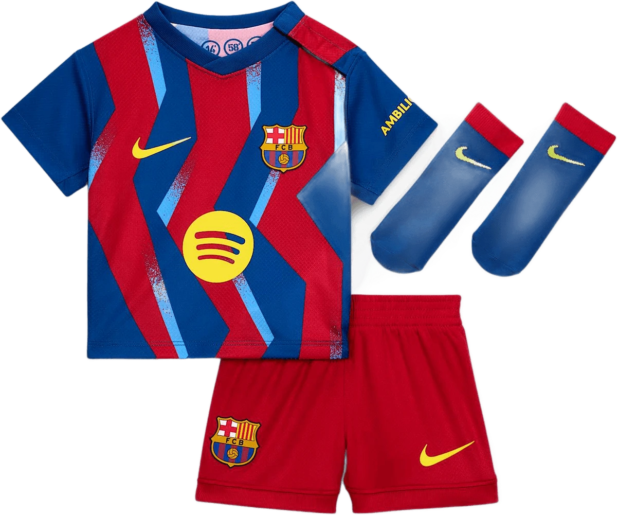 Nike Fc Barcelona 2025/26 Stadium Fourth hardloopschoen voor kinderen – Blauw