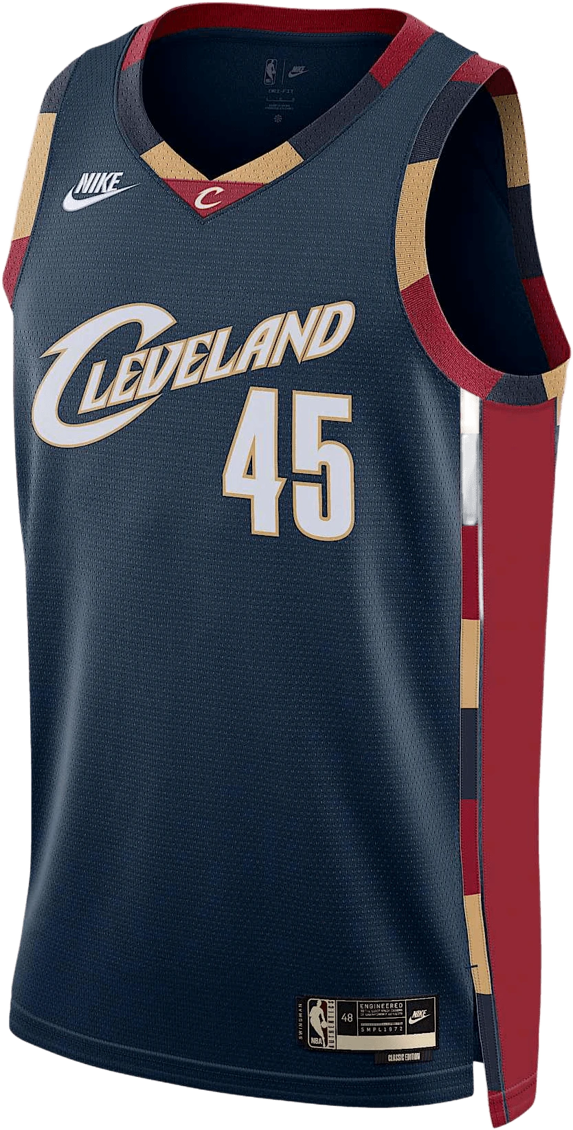 Nike Cleveland Cavaliers Donovan Mitchell 2025/26 Hardwood Classics hardloopschoen voor heren – Blauw