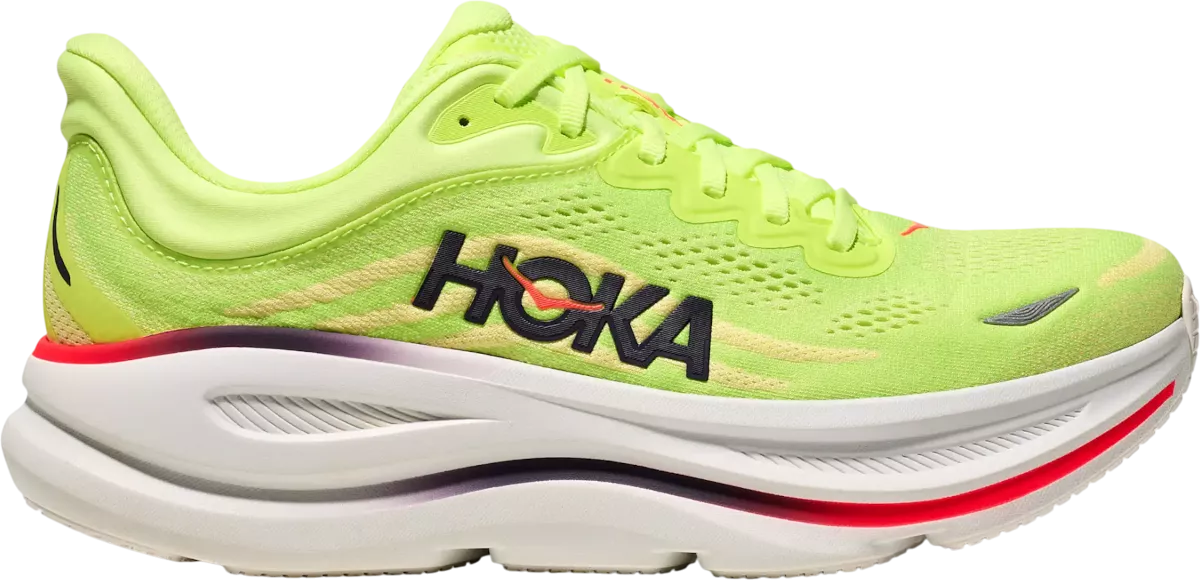 HOKA Bondi 9 hardloopschoen voor heren – Geel