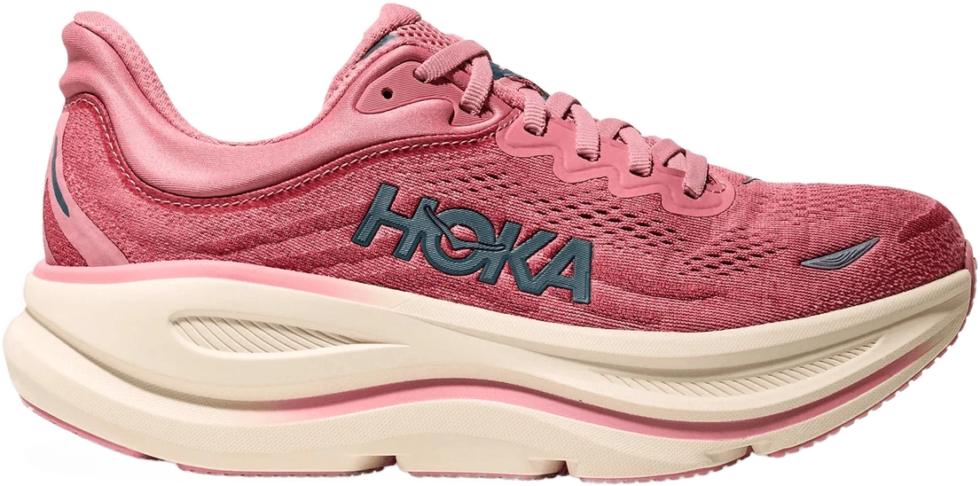 HOKA Bondi 9 (WIDE) hardloopschoen voor dames – Roze