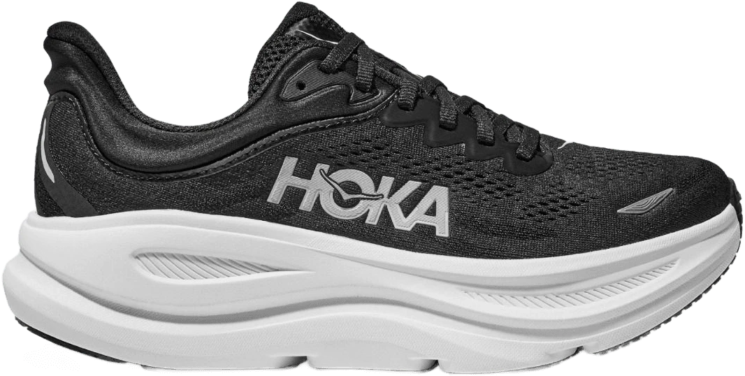 HOKA Bondi 9 (WIDE) hardloopschoen voor heren – Zwart