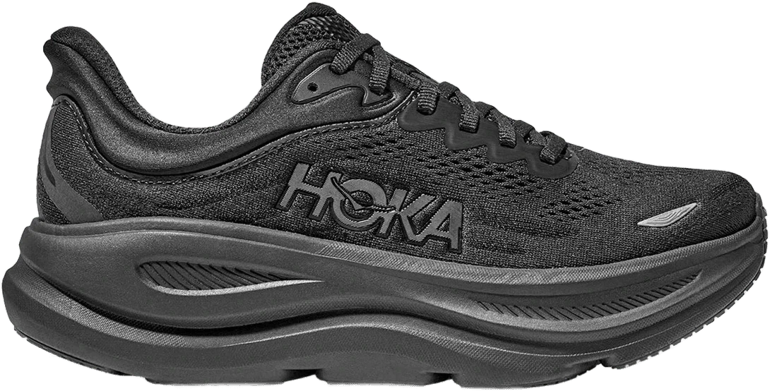 HOKA Bondi 9 (WIDE) hardloopschoen voor dames – Zwart