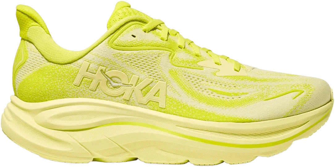 HOKA Clifton 10 hardloopschoen voor heren – Geel