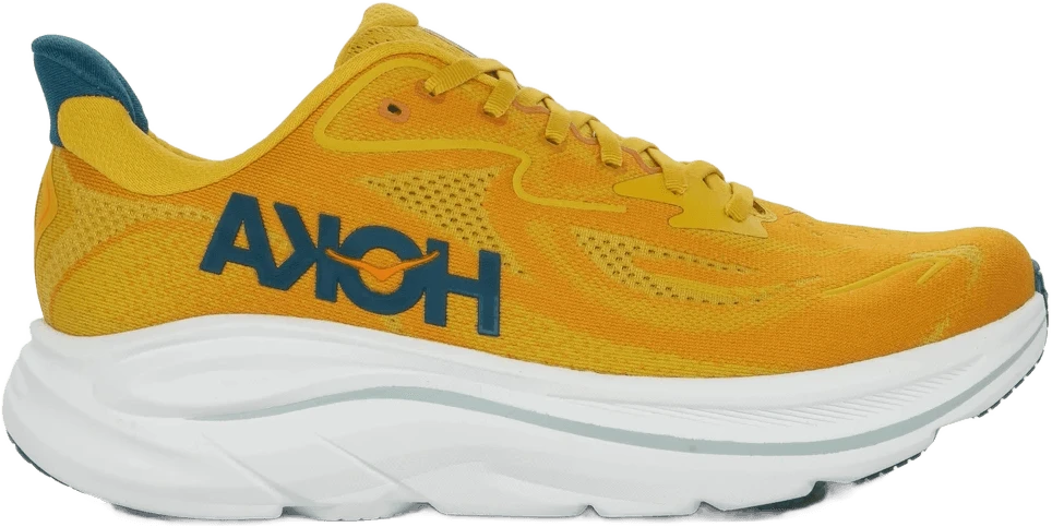 HOKA Clifton 10 hardloopschoen voor heren – Geel