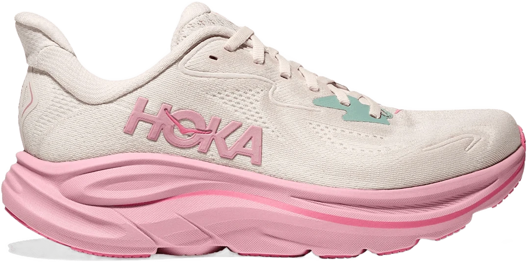 HOKA Clifton 10 (WIDE) hardloopschoen voor dames – Wit