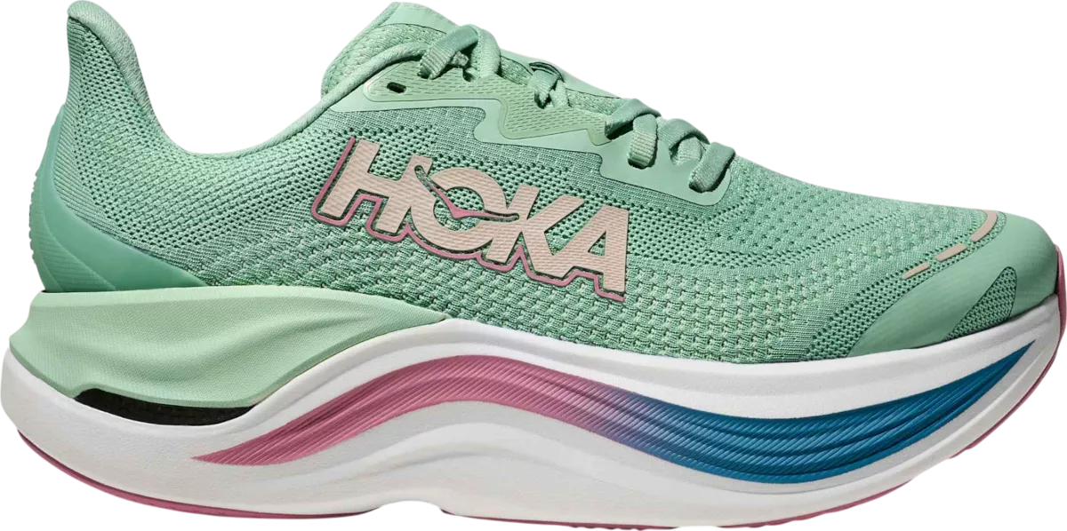 HOKA Skyward X hardloopschoen voor dames – Groen