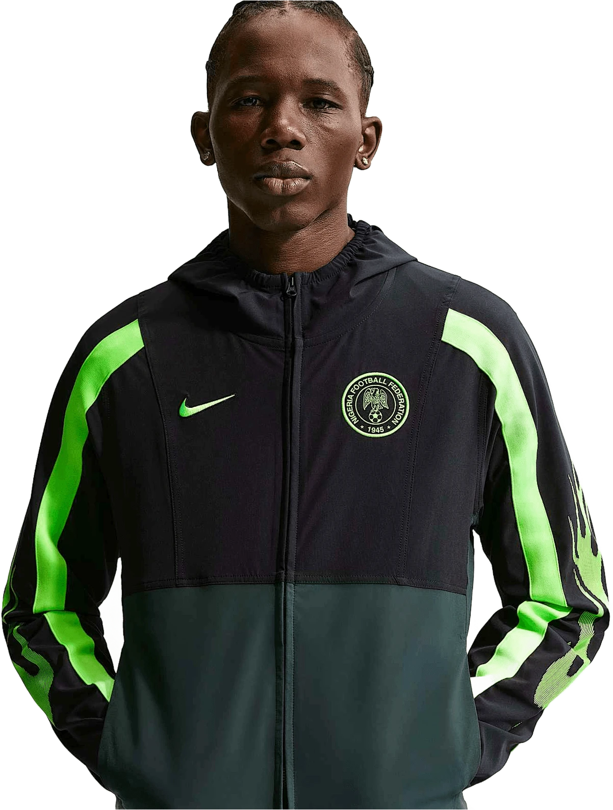 Nike Nigeria Energy hardloopschoen voor heren – Zwart