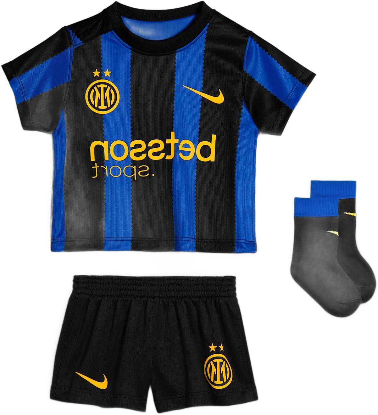 Nike Inter Milan 2026 Stadium Thuis hardloopschoen voor kinderen – Blauw