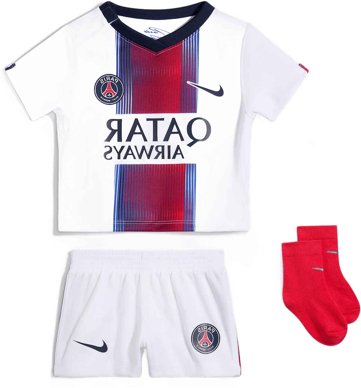 Nike Paris Saint-Germain 2026/27 Stadium Uit hardloopschoen voor kinderen – Wit