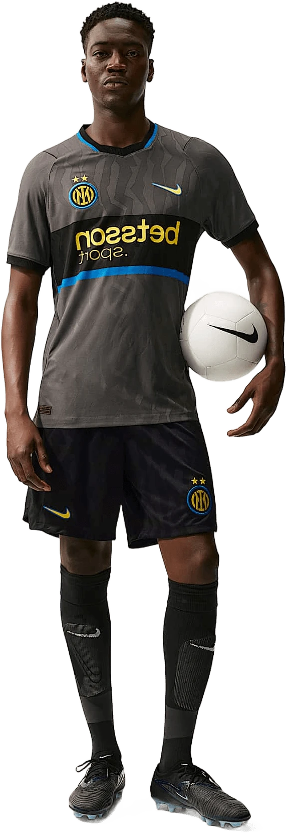 Nike Inter Milan 2026/27 Stadium Derde hardloopschoen voor heren – Zwart
