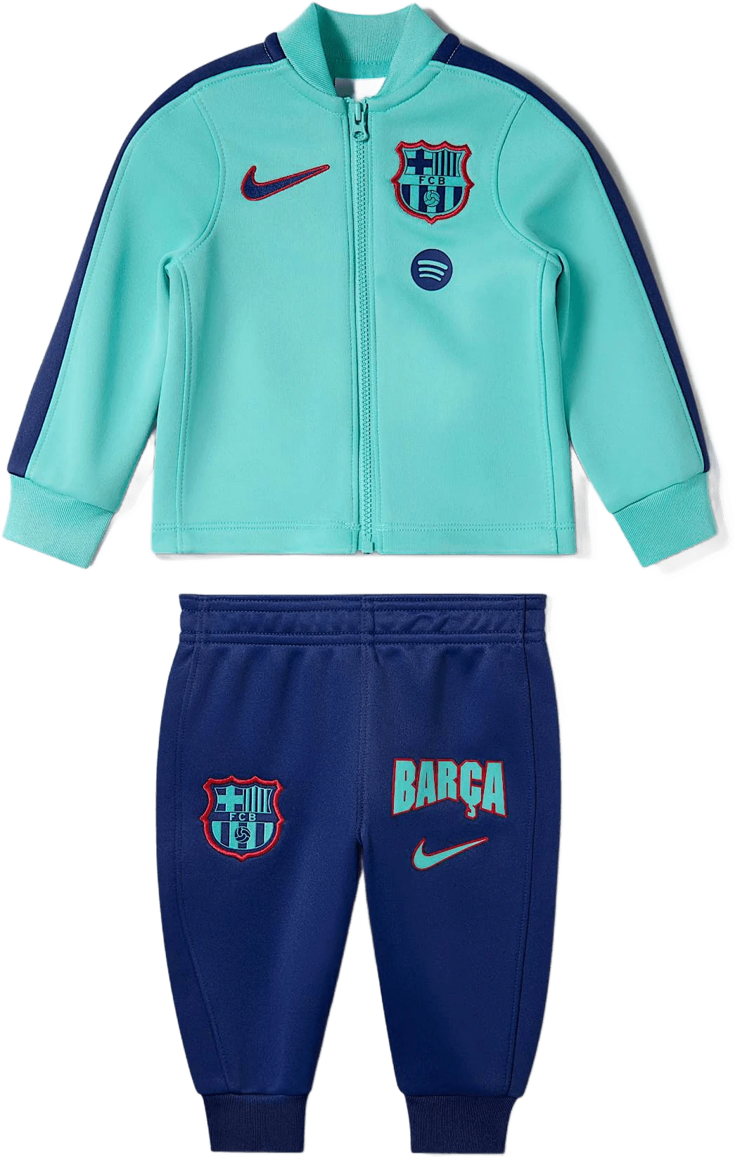 Nike Fc Barcelona Strike Derde hardloopschoen voor kinderen – Groen