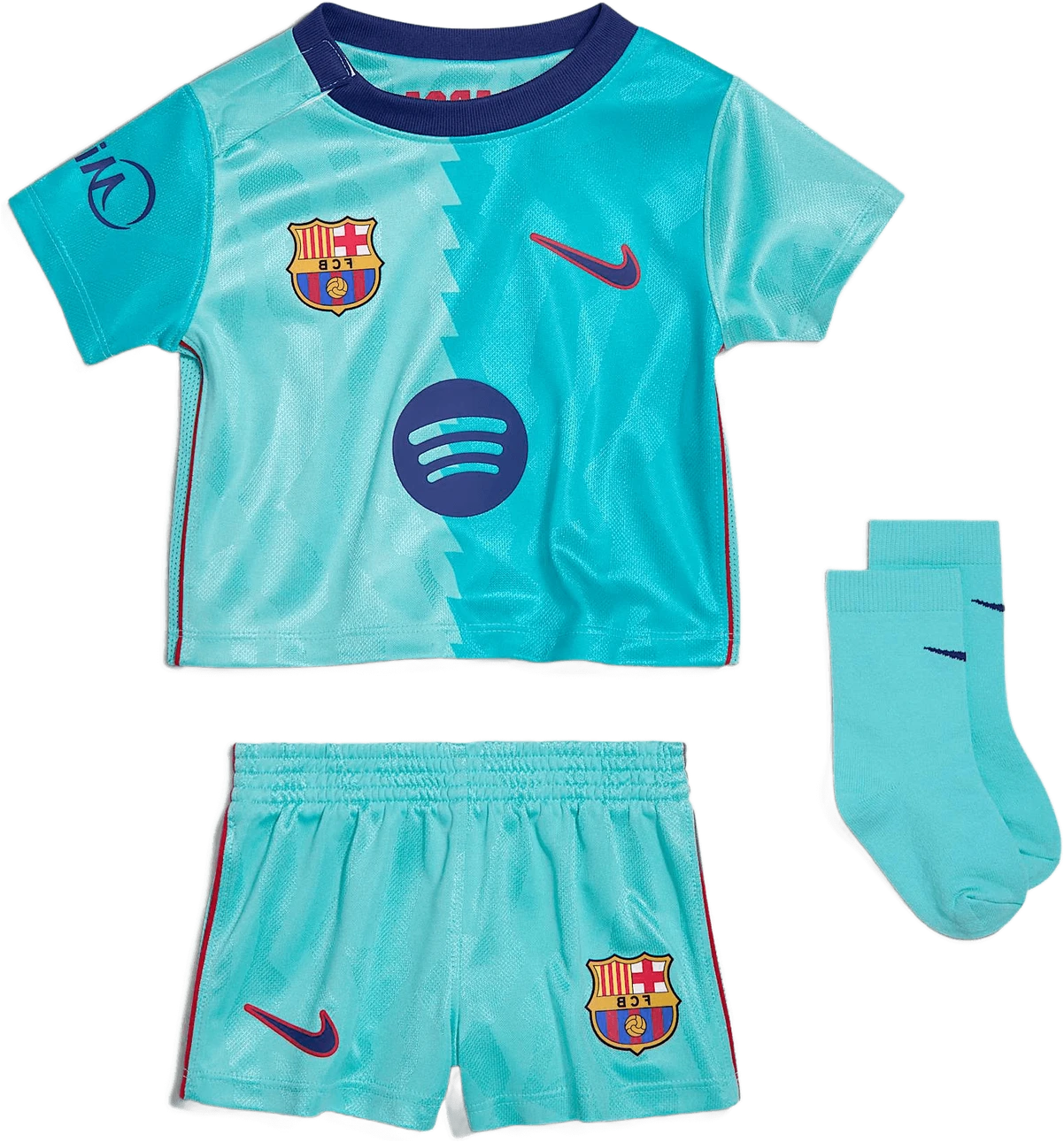 Nike Fc Barcelona 2026/27 Stadium Derde hardloopschoen voor kinderen – Groen