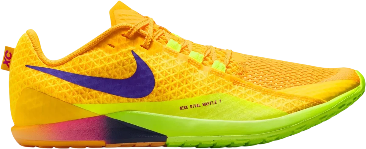 Nike Rival Waffle 7 unisex hardloopschoen – Geel