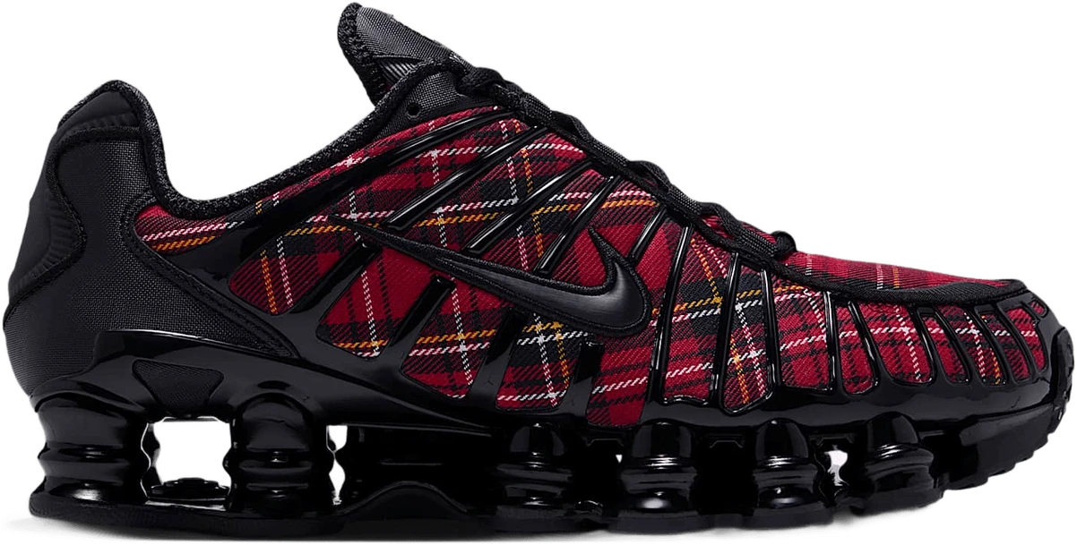 Nike Shox Tl 'Plaid' hardloopschoen voor dames – Zwart