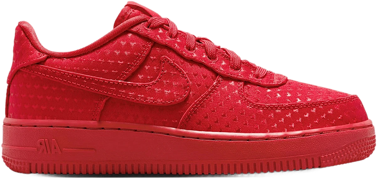 Nike Force 1 hardloopschoen voor kinderen – Rood
