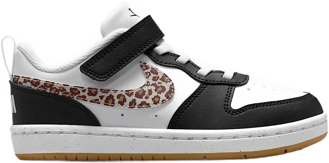 Nike Court Borough Low hardloopschoen voor kinderen – Zwart