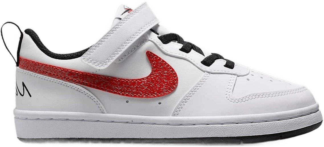 Nike Court Borough Low hardloopschoen voor kinderen – Wit