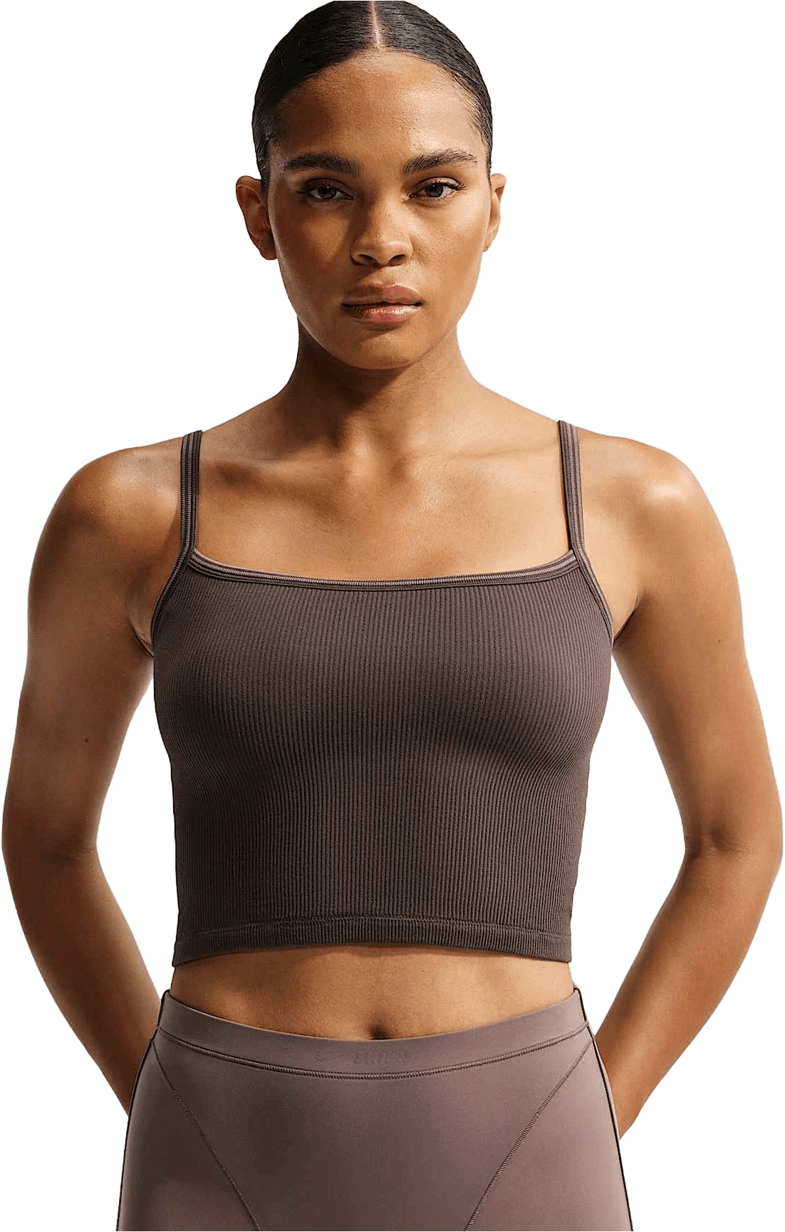 Nike NikeSKIMS Ribbed Seamless hardloopschoen voor dames – Bruin