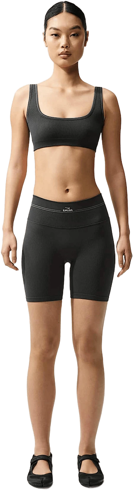 Nike NikeSKIMS Ribbed Seamless hardloopschoen voor dames – Zwart