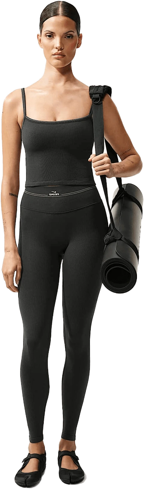 Nike NikeSKIMS Ribbed Seamless hardloopschoen voor dames – Zwart