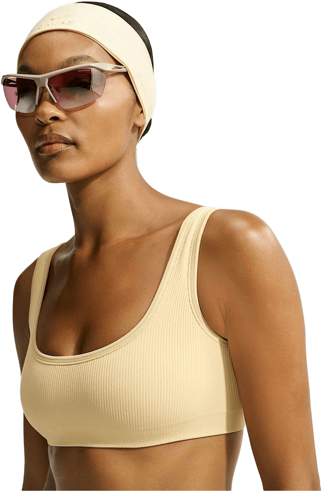Nike NikeSKIMS Ribbed Seamless hardloopschoen voor dames – Geel