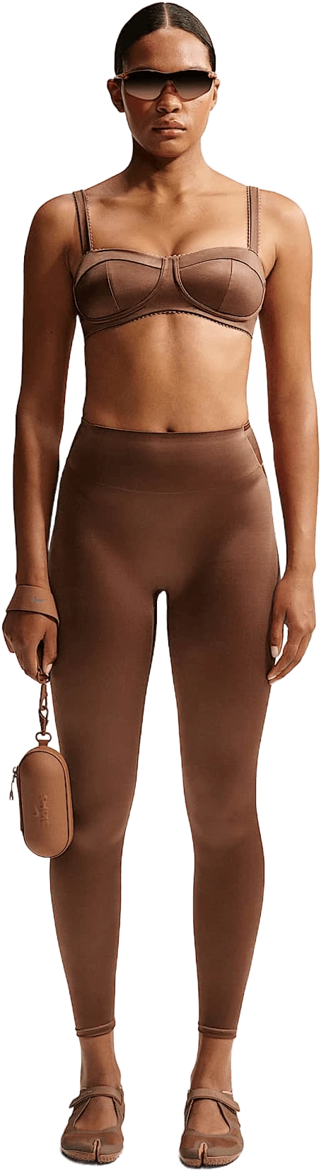 Nike NikeSKIMS Satin Shine hardloopschoen voor dames – Bruin