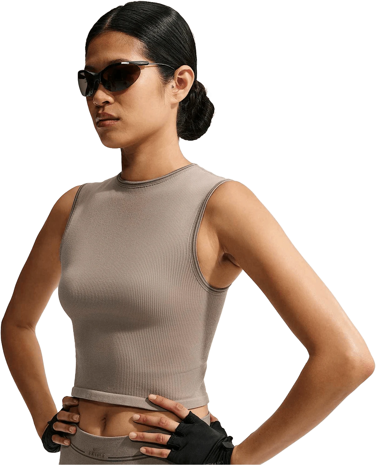 Nike NikeSKIMS Ribbed Seamless hardloopschoen voor dames – Bruin