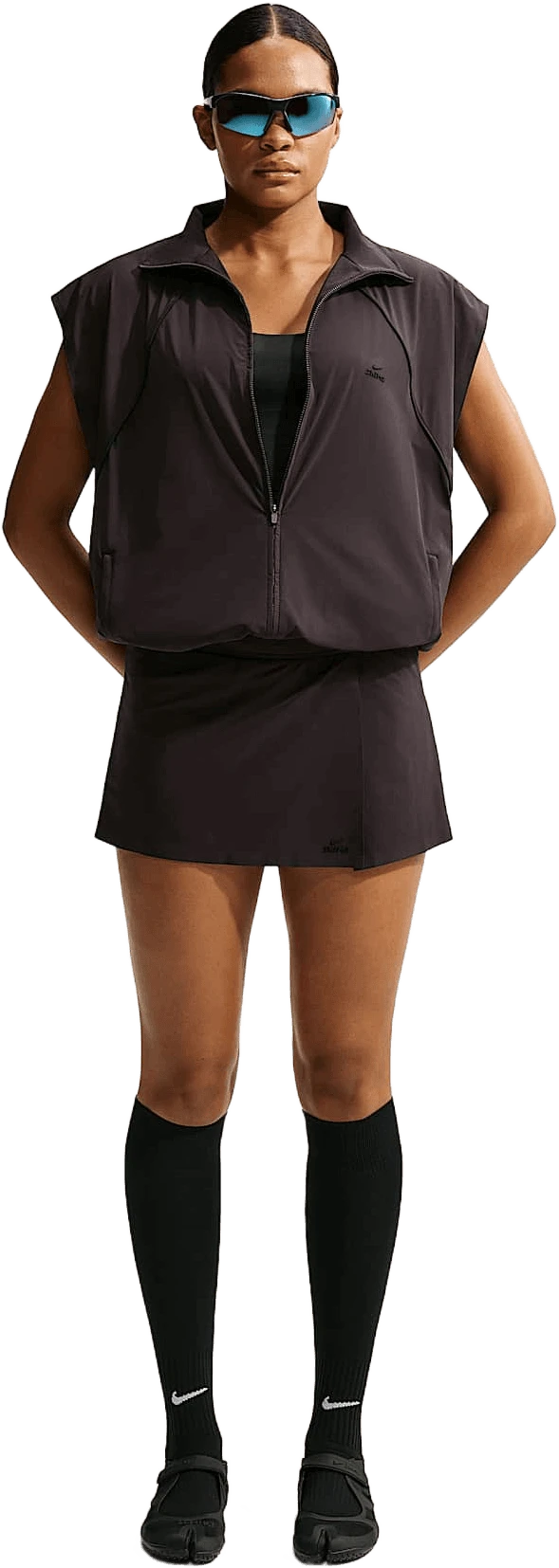 Nike NikeSKIMS Stretch Nylon hardloopschoen voor dames – Bruin