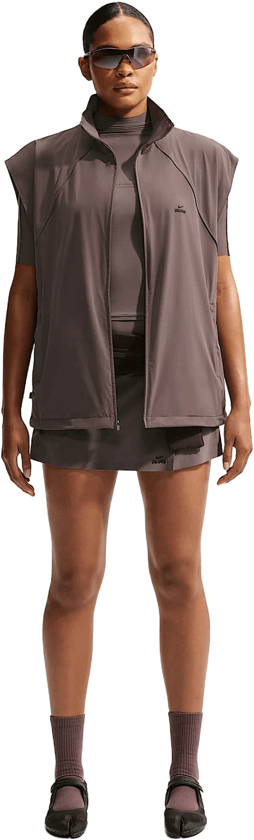 Nike NikeSKIMS Stretch Nylon hardloopschoen voor dames – Bruin